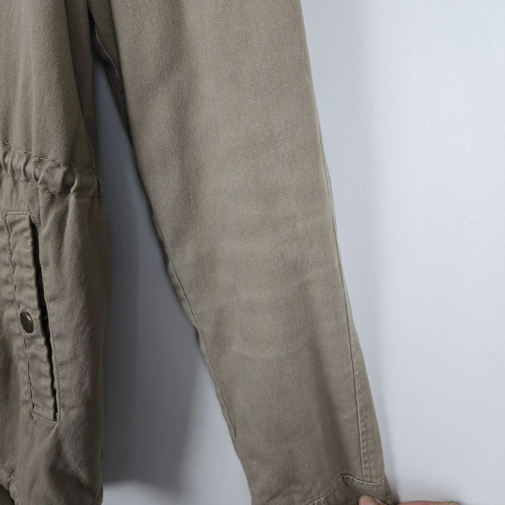 Collection B Women's Utility Jacket in Light Brown - Picture 5 of 14